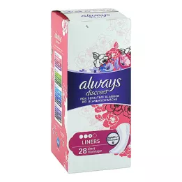 ALWAYS diskrétní inkontinenční slipové vložky, 28 kusů