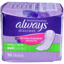 ALWAYS diskrétní inkontinenční vložka malá plus, 16 ks