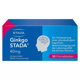 GINKGO STADA 40 mg potahované tablety, 30 ks