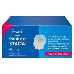 GINKGO STADA 40 mg potahované tablety, 120 ks