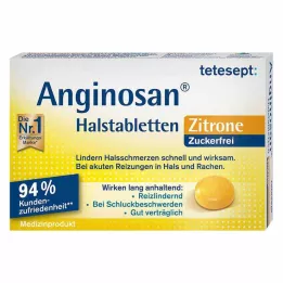 TETESEPT Anginosan pastilky do krku citron bez cukru, 20 ks