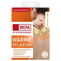 WÄRMEPFLASTER Krk/Záda 8,5x28,5 cm WEPA, 2 kusy
