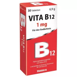 VITA B12 1 mg pastilky s mátovou příchutí, 30 ks