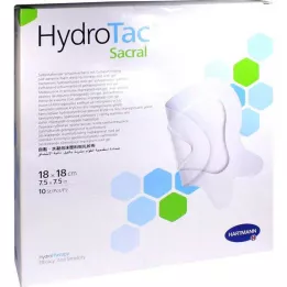 HYDROTAC komfortní sakrální pěnový obvaz 18x18 cm sterilní, 10 ks