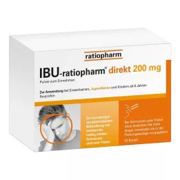 IBU-RATIOPHARM přímý 200 mg prášek pro perorální podání, 20 ks