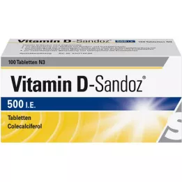 Vitamin D Sandoz 500 I.E. Tablety, 100 ks