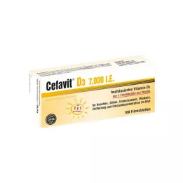 CEFAVIT D3 7 000 IU potahované tablety, 100 ks