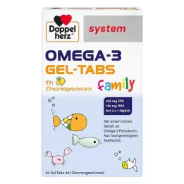 DOPPELHERZ Rodinný systém Omega-3 Gel-Tabs, 60 ks
