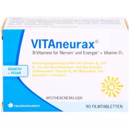 Vitamíny vitaneurax B + Tablety potahované vitamin D3, 90 ks