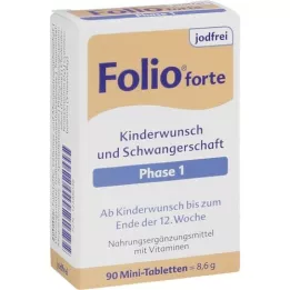 FOLIO 1 Forte jodin -bez filmu potažené tablety, 90 ks