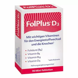 FOLPLUS+D3 tablety, 90 ks