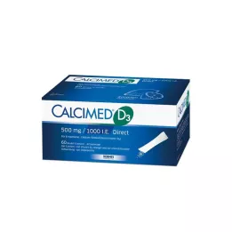 CALCIMED D3 500 mg/1000 I.E. Přímé granule, 60 ks