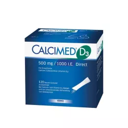 CALCIMED D3 500 mg/1000 I.E. Přímé granule, 120 ks