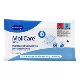 MOLICARE SKIN Rukavice na praní, 8 kusů
