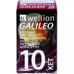 WELLION GALILEO Ketonové testovací proužky, 10 ks
