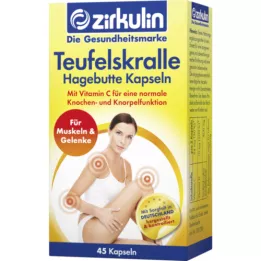 Zirkulin Teufelskralle šípkové kapsle, 45 ks