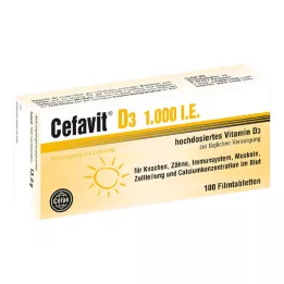 CEFAVIT D3 1 000 IU potahované tablety, 100 ks