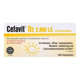 CEFAVIT D3 2 000 IU potahované tablety, 100 ks