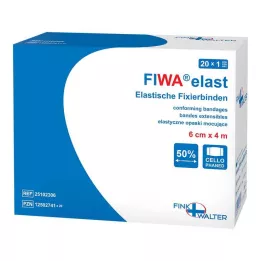 FIXIERBINDE elastický 8 cmx4 m celofán, 1 ks