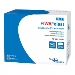 FIXIERBINDE elastický 10 cmx4 m celofán, 1 ks