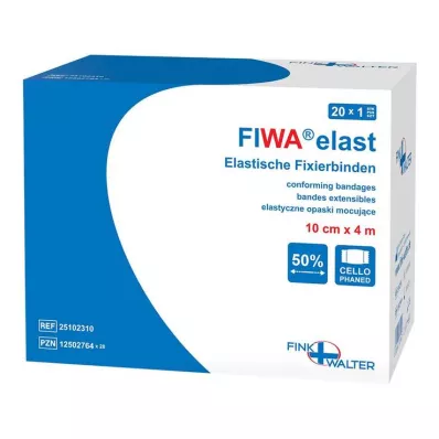 FIXIERBINDE elastický 10 cmx4 m celofán, 1 ks