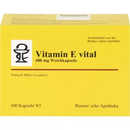 VITAMIN E VITAL 400 mg Rennersche Apotheke měkké tobolky, 100 ks
