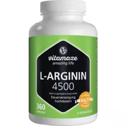 L-ARGININ HOCHDOSIERT 4 500 mg tobolek, 360 ks