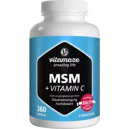 MSM HOCHDOSIERT+Vitamin C tobolky, 360 ks