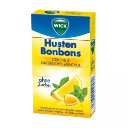 Wick Lemon &amp; Nat a bohatý mentol bez cukru, 46 g