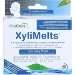 ORACOAT Adhezivní tablety Xylimeltu bez máty, 40 ks