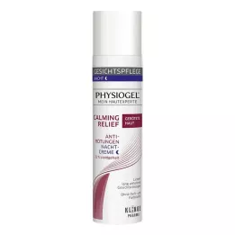 PHYSIOGEL Noční krém proti zarudnutí zklidňující úlevu, 40 ml