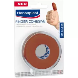 Hansaplast Self-adhezivní prstový pás 2,5 cm x 5m Skinf., 1 ks