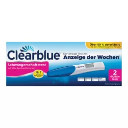 CLEARBLUE Těhotenský test s určením týdne, 2 ks