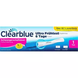 CLEARBLUE Včasný záchyt těhotenského testu, 1 ks