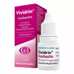 VIVIDRIN Azelastin 0,5 mg/ml oční kapky, 6 ml