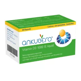 ANKUBERO VITAMIN D3 1000 I.E. Kapsle, 60 ks