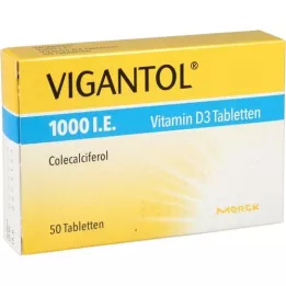 VIGANTOL 1 000, tj. Tablety vitamínu D3, 50 ks