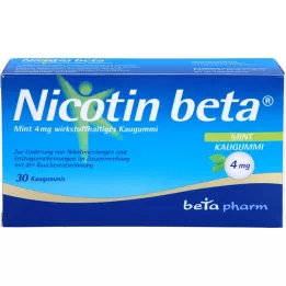 NICOTIN Beta mincovna 4 mg zastávka aktivní složky