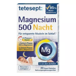 TETESEPT Magnesium 500 Night Tablets, 30 ks
