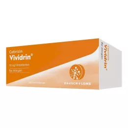 CETIRIZIN Vividrin 10 mg potahované tablety, 100 ks