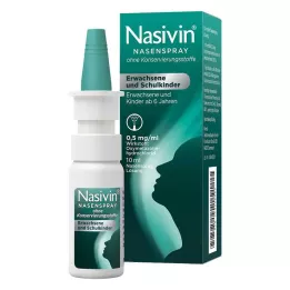 NASIVIN Nosní sprej bez spotřebního materiálu pro dospělé a školáky, 10 ml