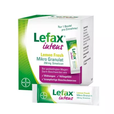 LEFAX intens Lemon Fresh Micro Granul.250 mg Sim., 50 ks