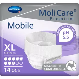 MOLICARE Premium Mobile 8 kapky Gr.xl, 14 ks