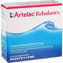 ARTELAC Rebalebance Eye Drops, 3x10 ml