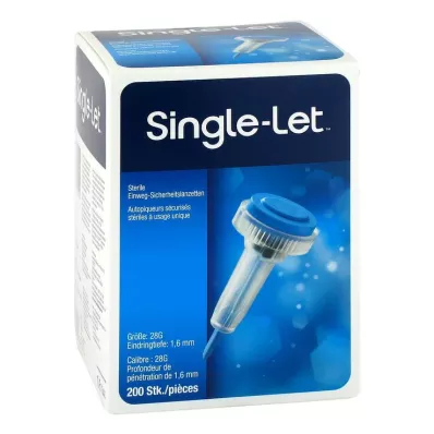 SINGLE-LET Security Lancets, 200 ks