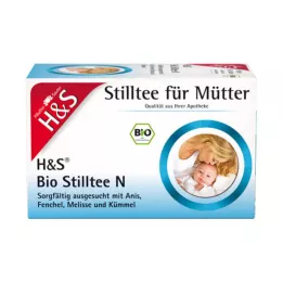 H&S Organický čaj pro kojení N filtrační sáčky, 20X1,8 g