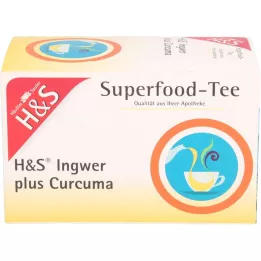 H&amp;S zázvor plus Curcuma, 20x1,25 g