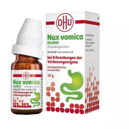 NUX VOMICA D 6 DHU Glob.pro zažívací onemocnění, 10 g