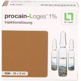 PROCAIN-LOGES 1% Vstřikovací roztok ampule, 10x2 ml