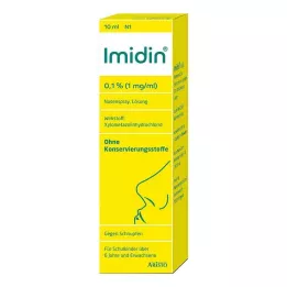 Imidin Nosní sprej bez konzervačních činů 0,1%, 10 ml